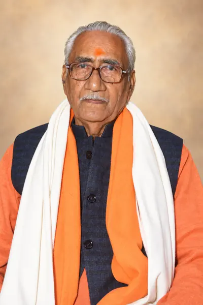 पं० देवी चरण पाण्डेय जी का चित्र। Portrait of Pandit Devi Charan Pandey.